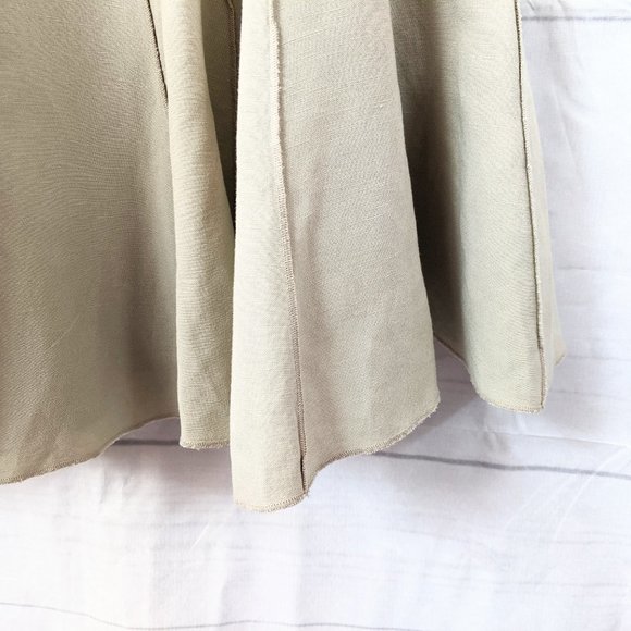 Calvin Klein Women's Tan Linen Blend Lined Dress - Picture 3 of 9